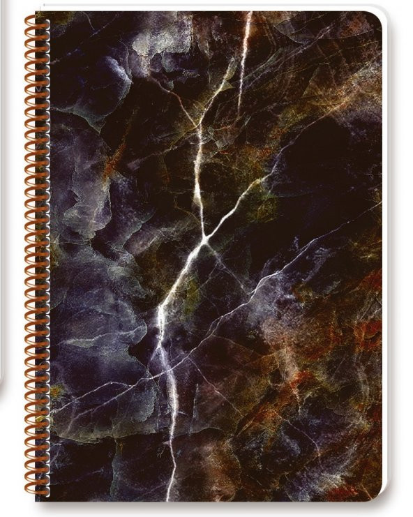 Keskin Color Onyx A4 60 Yaprak Çizgili Plastik Kapak Spiralli Defter - 4