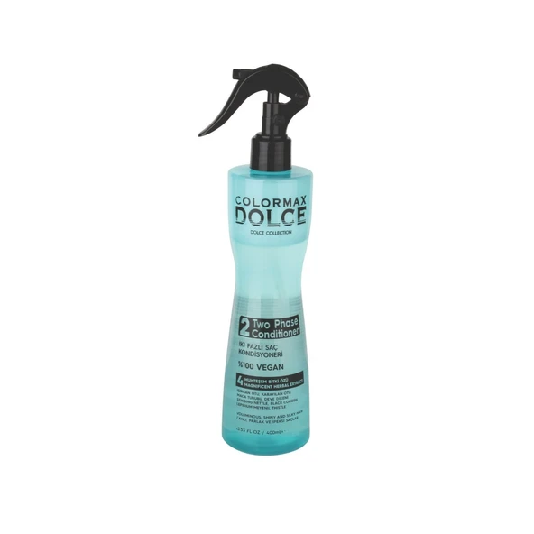 Colormax Dolce NEW Series Bitkisel İki Fazlı Saç Kondisyoneri / Spreyi / Fön Suyu 400 ML 1 Adet