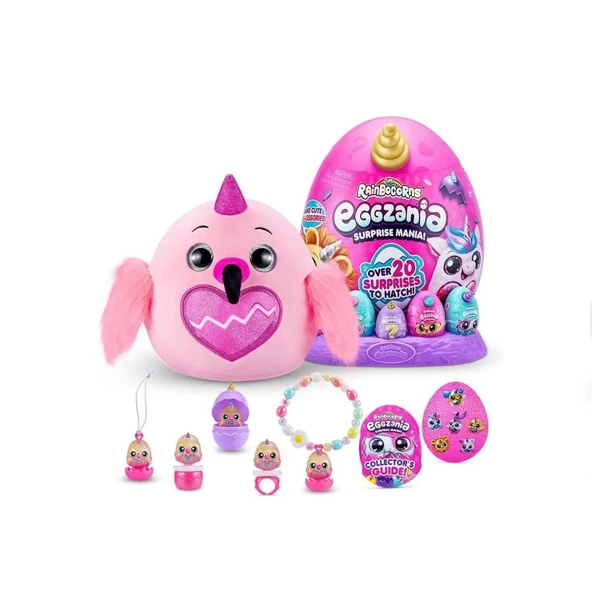 Rainbocorns Eggzania Sürpriz Yumurtalı Peluş Eğlence Seti - 3