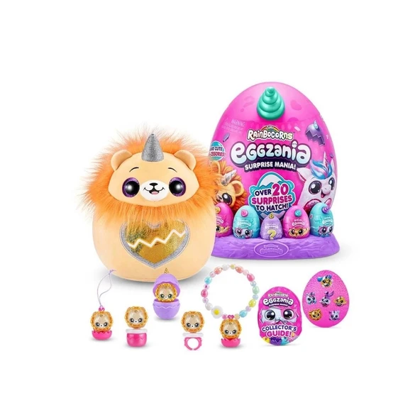 Rainbocorns Eggzania Sürpriz Yumurtalı Peluş Eğlence Seti - 2