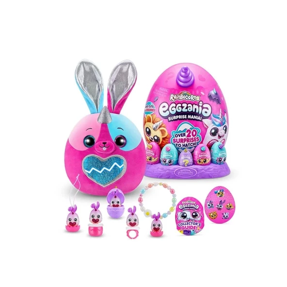 Rainbocorns Eggzania Sürpriz Yumurtalı Peluş Eğlence Seti