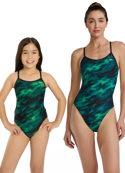 TYR Durafast Elite® TF Kadın Mayosu - Soren (Yeşil) - Resim 7