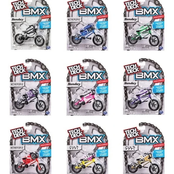Tech Deck Gerçekçi Mini BMX Bisiklet Oyuncak - Resim 3