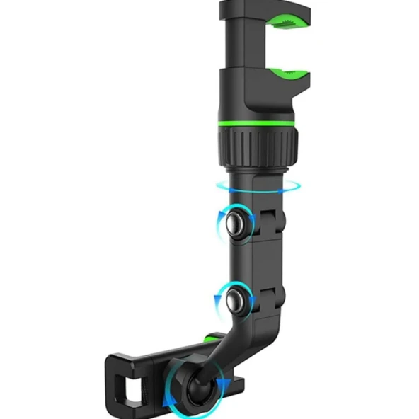 Ozmik Dikiz Aynası Telefon Tutucu,masaüstü, Koltuk Arkası Telefon Tutacağı Car Holder - Resim 2