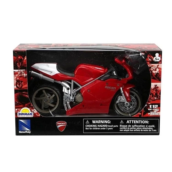 Ducati 998S Model Motor ile Çocuklar İçin Koleksiyonluk ve Eğitici Araç - 2