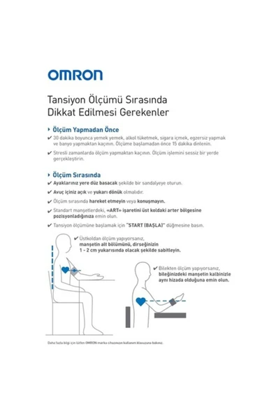 Omron M2 HEM-7121-E Intellisense Adaptörlü Koldan Dijital Tansiyon Aleti - 6