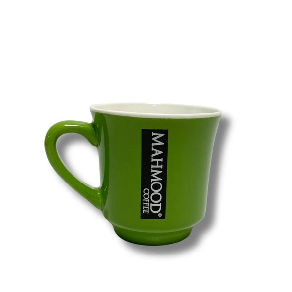 Mahmood Coffee Mottolu Porselen Kupa Yeşil 300 ml