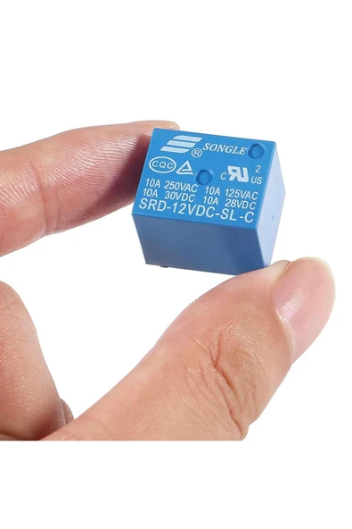 SONGLE 250v 10a Srd-12vdc-sl-c 12v Dc Röle 5 Pin Pcb Montaj Tip 220v No Nc Güç Rölesi - 2
