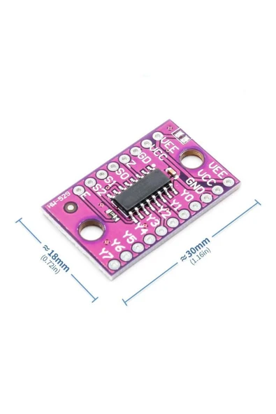 ROBA 74hc4051 Modül 8 Kanal Analog Dijital Anahtar Çoklayıcı Seçici ürün görseli