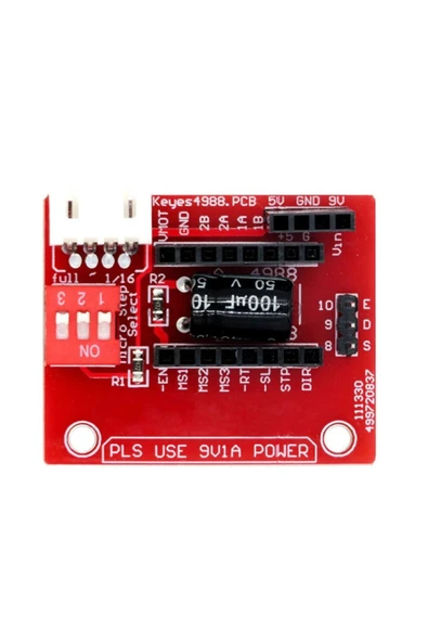 ROBA A4988 Drv8825 Step Motor Sürücü Shield Genişleme Kartı 3d Yazıcı - Resim 2
