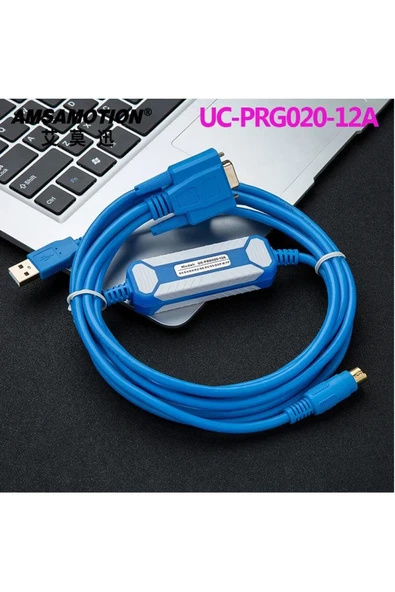 ROBİZ UC-PRG020-12A Delta Usb Plc Programlama Kablosu Round 8Pin DB9 Hmi Text Panel DOP-B AH5xx DVP-SV - 7