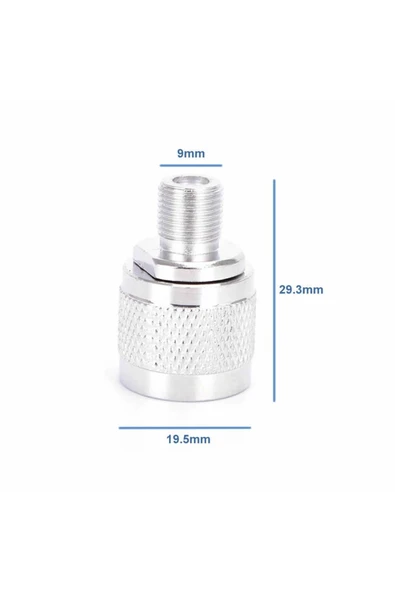 ROBİZ N Tip Erkek To F Tip Dişi Soket Adaptör Konnektör 0-6ghz Rf Wi-fi Anten Fpv Lora Helium Router 4g - Resim 8