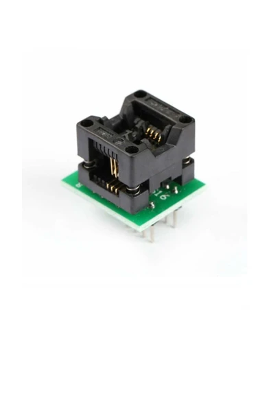 ROBA 200 Mil Smd Soic8 Sop8 So8 To Dip8 Yaylı Soket Adaptör Eeprom Flash Programlayıcı 200mil - Resim 4