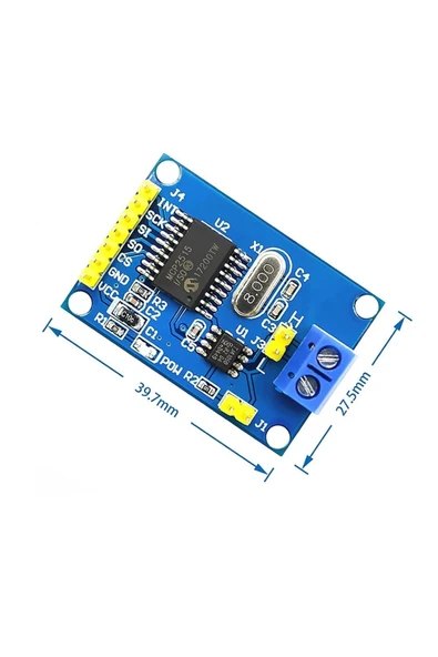 Roboyol Store Mcp2515 Can Ağ Haberleşme Modülü Can Network Transceiver Klemens Soketler Araba Otomasyon