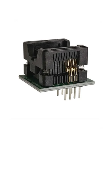 ROBA 200 Mil Smd Soic8 Sop8 So8 To Dip8 Yaylı Soket Adaptör Eeprom Flash Programlayıcı 200mil - Resim 3