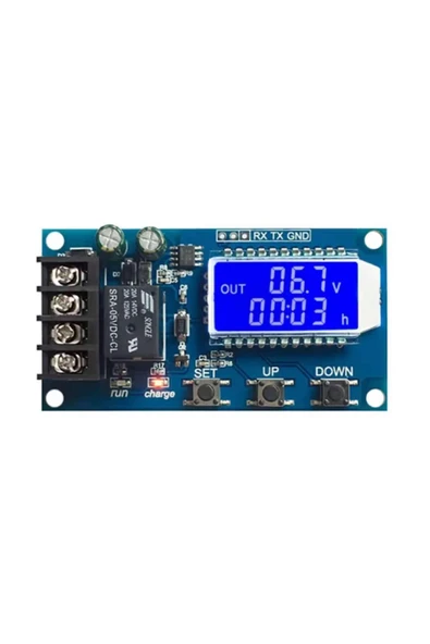 ROBİZ XY-L10A 10A Akü Şarj Kontrol Koruma Modülü  12V 24V Batarya Kurşun Asit Jel Akü Lityum Li-lon Pil
