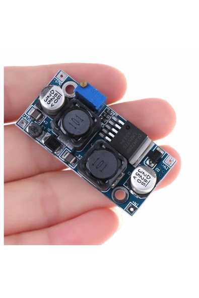 ROBA Lm2577 Ayarlı Güç Kaynağı Modülü 2a 30v Otomatik Voltaj Yükseltici Ve Düşürücü Step Up Down Sepıc - Resim 6