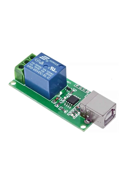 Roboyol Store 1 Kanal Usb Röle Kontrol Modülü Bilgisayardan Cihaz Açma Kapama Hid Usb No Nc 220v 10a Uyumlu - 8