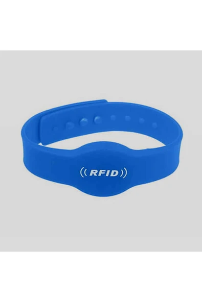 ROBİZ 13.56Mhz Rfid Manyetik Bileklik Mavi Su Geçirmez Silikon Proximity Göstergeç 13.56 Mhz Kapı - 7