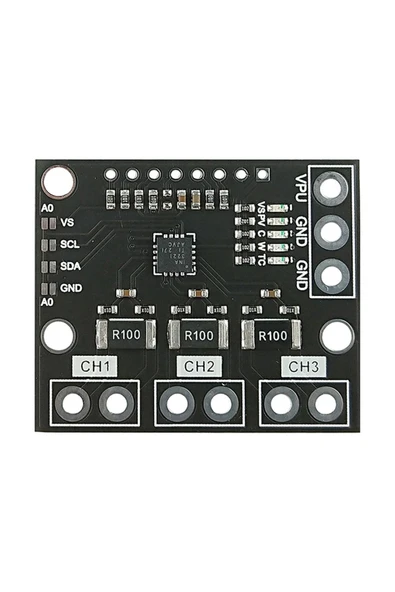 ROBAL 3 Kanal Ina3221 Voltaj Akım Güç Izleme Sesör Modülü 26v 100a Iıc Haberleşme Yüksek Hassasiyet - Resim 5