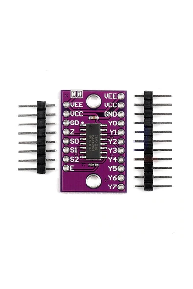 ROBA 74hc4051 Modül 8 Kanal Analog Dijital Anahtar Çoklayıcı Seçici - Resim 2