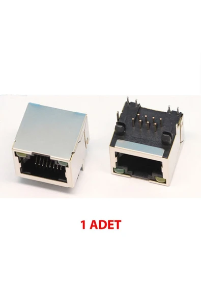 Roboyol Store 8p8c Metal Rj45 Soket Led Göstergeli Ethernet Bağlantı Soketi