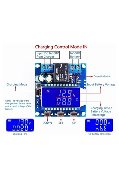Alkatronik Cd60l Pil Aşırı Şarj Deşarj Kontrol Kartı Batarya Akü Koruyucu - Resim 8