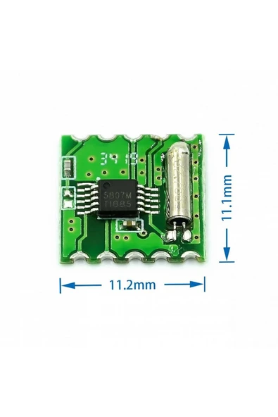 ROBİZ Rda5807m Fm Stereo Radyo Alıcı Modülü Rrd-102v2.0 I2c Dijital Programlanabilir Hassas Düşük