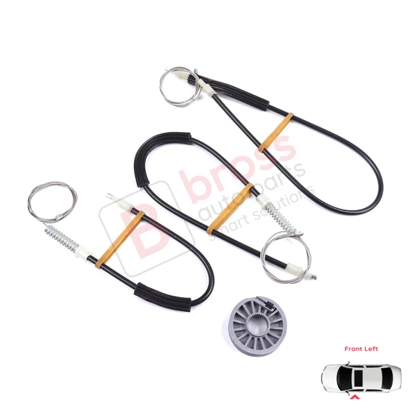 Mitsubishi Colt CZC Cabriolet RG 2006-2009 98031403 İçin Sol Kapı Cam Kriko Tamir Seti