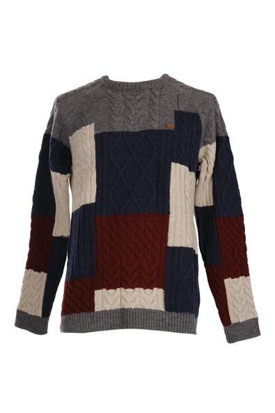 U.S. Polo Assn. Erkek Regular Fit Uzun Kol Örgü Kazak - Vintage - 2