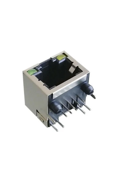 Roboyol Store 8p8c Metal Rj45 Soket Led Göstergeli Ethernet Bağlantı Soketi - Resim 2
