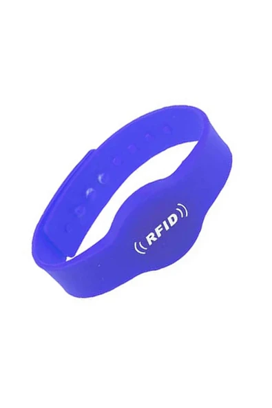 ROBİZ 13.56Mhz Rfid Manyetik Bileklik Mavi Su Geçirmez Silikon Proximity Göstergeç 13.56 Mhz Kapı - 6