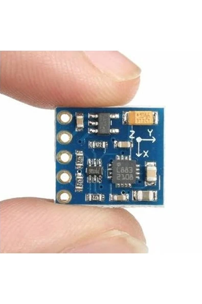 ROBİZ Hmc5883 Gy-271 Üç Eksenli Gyro Sensör Modülü 3v-5v Manyetometre Manyetik Alan Ölçme 3 Axis Pusula