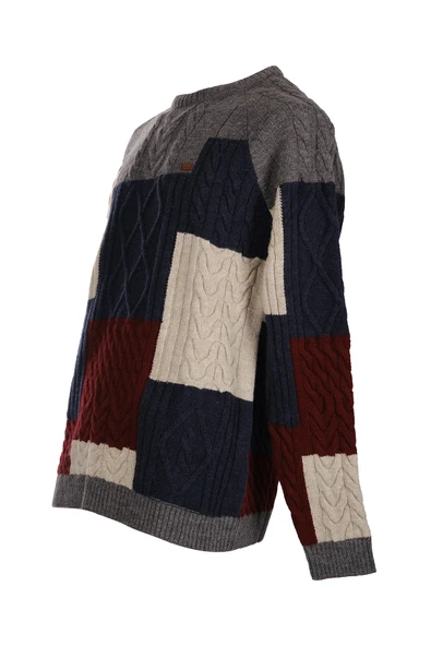 U.S. Polo Assn. Erkek Regular Fit Uzun Kol Örgü Kazak - Vintage - 3