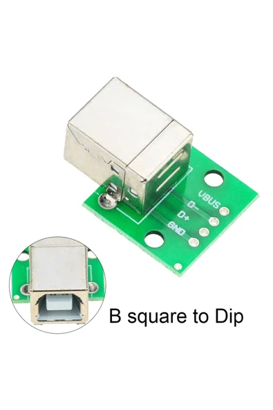 Roboyol Store Usb Type B To Dip Çevirici Pcb Usb Haberleşme Deney Prototip 5v Usb Pinlerine Kolay Erişim Kartı - Resim 3