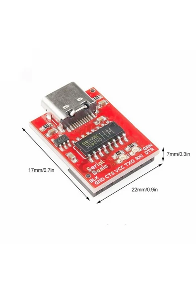 ROBA Ch340c Usb To Ttl Uart Modül Typec Seri Port Haberleşme Isp Arduino Stc Stm8 Stm32 Program Download
