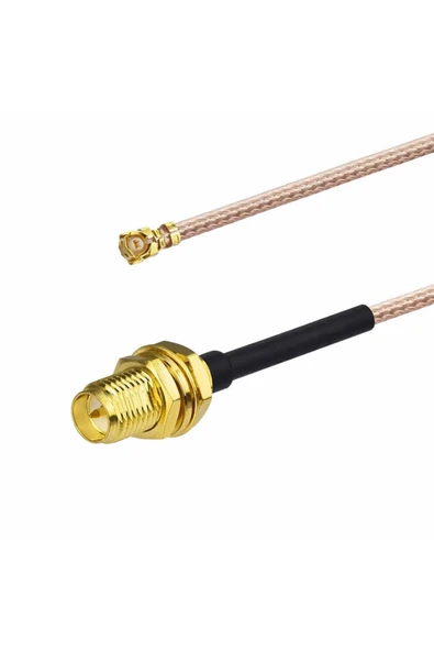 ARS Robotechnicals 30cm Rp Sma Dişi ( Erkek ) Ipex Mhf1 Rf Bağlantı Kablosu 0-6ghz Altın Kaplama Konnektör Koaksiyel - 4