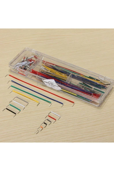 ROBİZ Kutulu Kablo Seti 140 Parça 140 Adet Breadboard Jumper Kablo Uyumlu ürün görseli