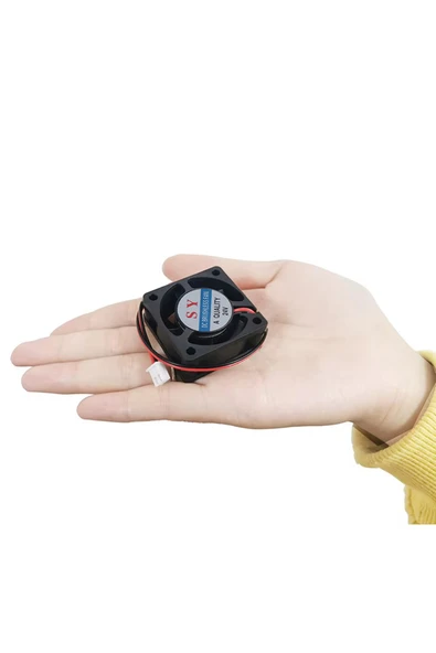 ROBİZ DC 24V FAN 40x40mm  0.1A 6000 Rpm 4x4cm Soğutucu Kuluçka Ekran Kartı Cooler Peltier - Resim 5