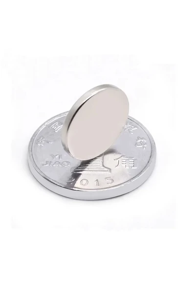 ROBİZ 4 Adet 12mm x 1.5mm Yuvarlak Mıknatıs Disk Neodyum Buzdolabı Ofis Yazı Not Tahtası Ev Hobi Oyuncak - Resim 5