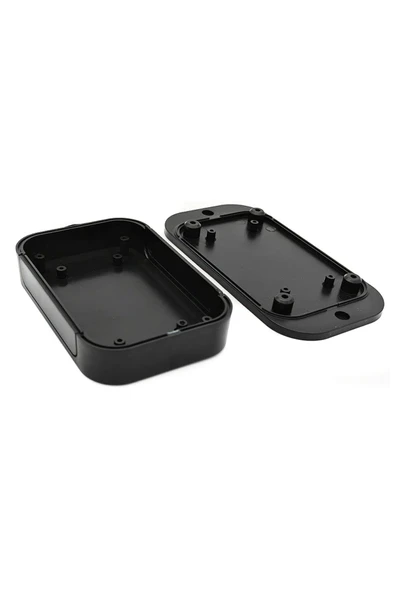 ROBİZ AK-W-67 100x67x22mm Plastik Kutu Siyah Renk Duvar Montaj Tip Elektronik Devre Cihaz Ev Otomasyon - Resim 2