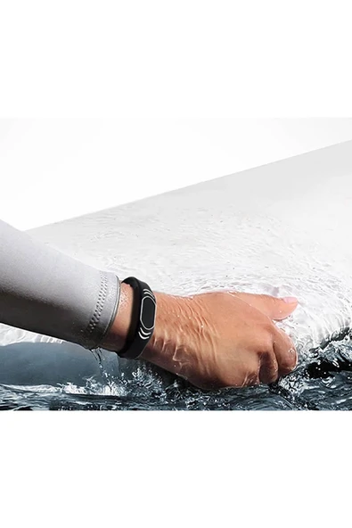 ROBİZ 125Khz Rfid Manyetik Bileklik Siyah Su Geçirmez Silikon Proximity Göstergeç 125 Khz Kapı Geçiş - Resim 2