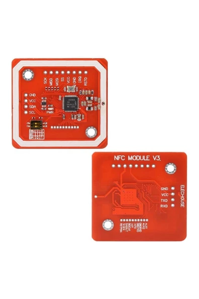 ROBİZ 13.56mhz Rfıd Okuyucu Modül V3 Iıc Spı Uart Mini Nfc Manyetik Kablosuz Kart Etiket Okuyucu Personel - 3