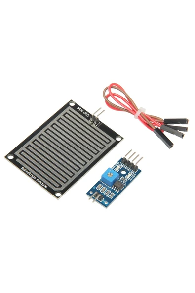 ARS Robotechnicals Yağmur Algılama Sensör Modülü Arduino Raindrops Su Algılama - Resim 4