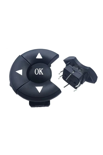 ROBİZ 4 Yön OK 12x12mm Buton 1 Set Navigasyon 5 Buton 5 Başlık 4 Yön Tamam Anahtar Tuş Takımı Kumanda - 4