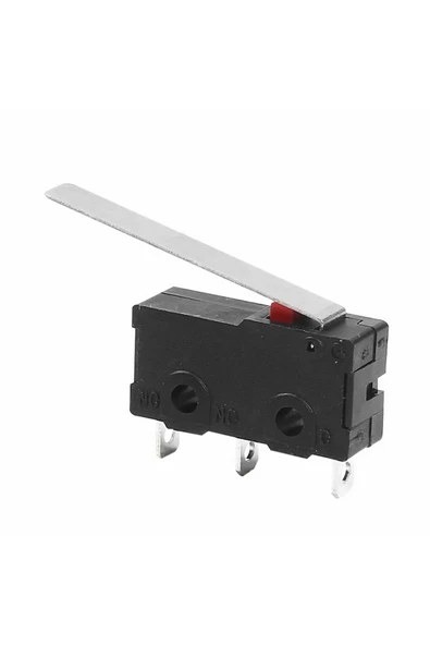 ROBİZ KW11-3Z-C Micro Switch Anahtar 28mm Kol 5A 250V Kollu NO NC SPDT Sınırlayıcı Momentary Buton - Resim 8