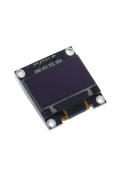 ROBİZ 0.96 Inch Beyaz Oled Lcd Modül 128x64 Pixel Iıc I2c Seri 0.96” Ekran - Resim 2