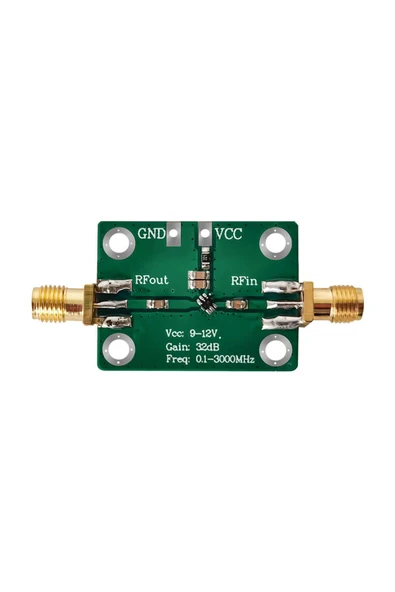 Alkatronik 2000MHz 32dbKazanç RF Amplikatör Dişi Sma Lna RF Sinyal Kuvvetlendirici Düşük Gürültülü Geniş Band