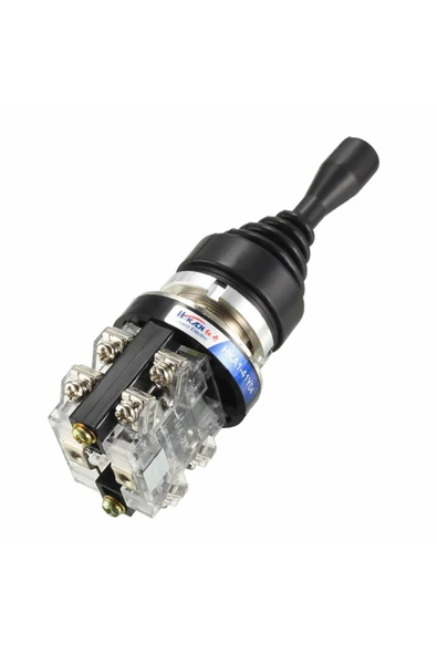 ROBİZ HKA1-41Y04 Joystick Latch 4 Yön NO Kumanda Kolu Kalıcı Kilitli 10A 250V Monolever Anahtar Switch - 2