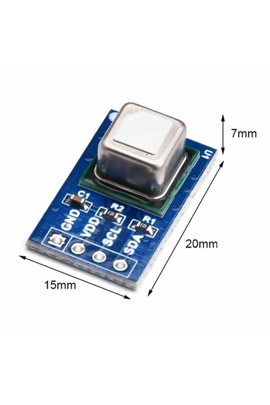 ROBİZ SCD41 Karbondioksit Sensör Modülü Sıcaklık Nem IIC  400ppm  5000 ppm Hava Kalite İzleme Klima - Resim 8